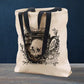 DEATH BEFORE DECAF TOTE BAG