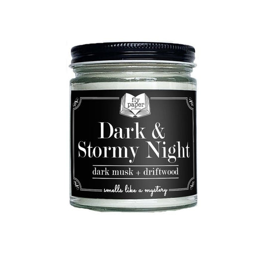 DARK AND STORMY NIGHT JAR CANDLE