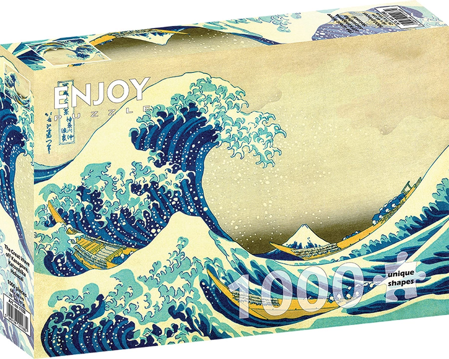 Enjoy Hokusai: the Great Wave Off Kanagawa 1000-Piece Puzzle