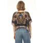 BUTTERFLY SCARF CROP TOP