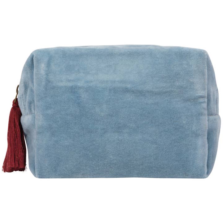 AURORA VELVET EMBROIDERED POUCH BY DANICA STUDIO