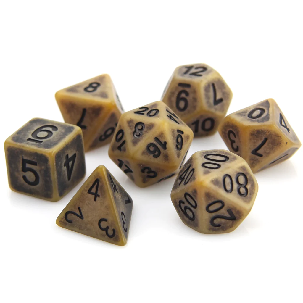 SAND ANCIENT DICE SET