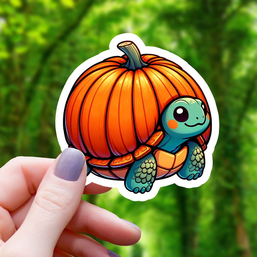 PUMPKIN TURTLE STICKER
