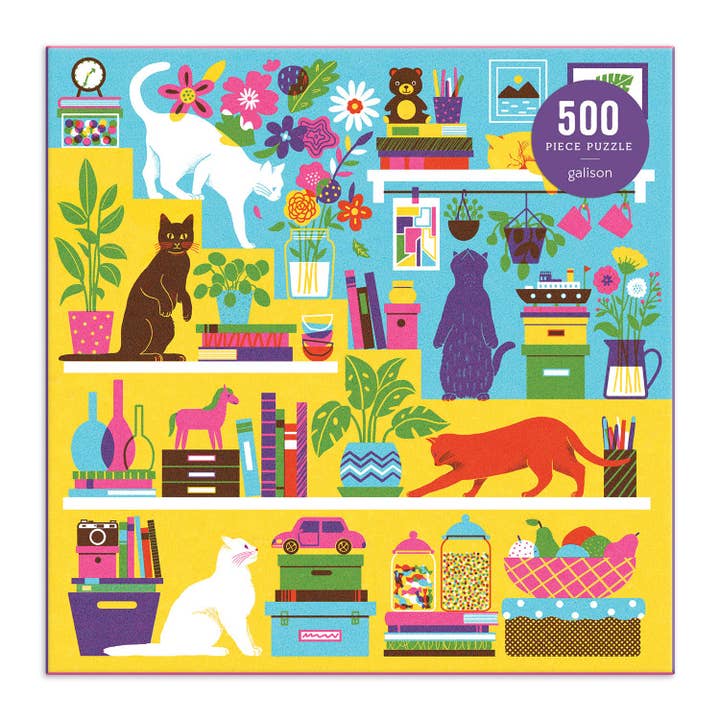 CURIOUS CATS 500PC PUZZLE