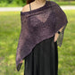 POPCORN KNIT PONCHO OR SHAWL