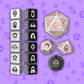 THE HOBBIT 7PC TCG DICE SET - RADIANT DAWN