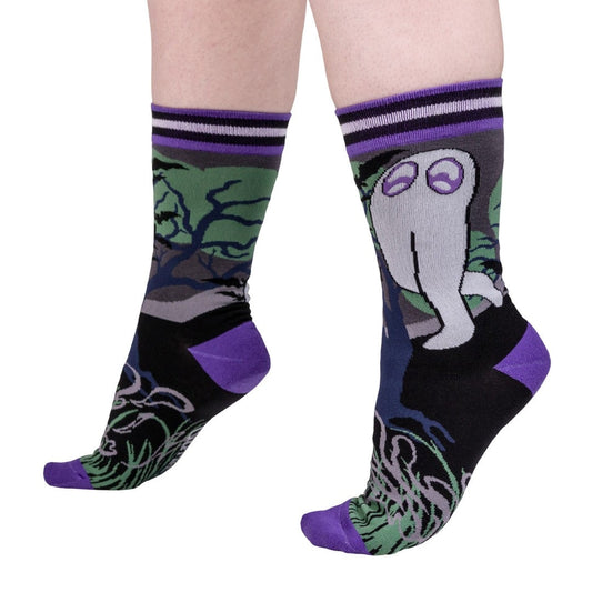 CUTE NIGHCRAWLER CREW SOCKS BY FOOTCLOTHES