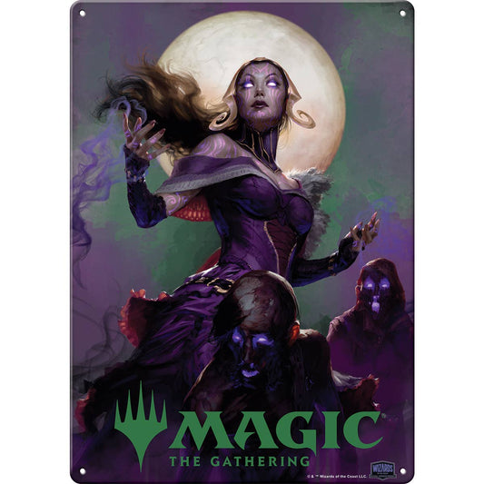 MAGIC THE GATHERING LILIANA METAL SIGN (11.5" X 8.25")