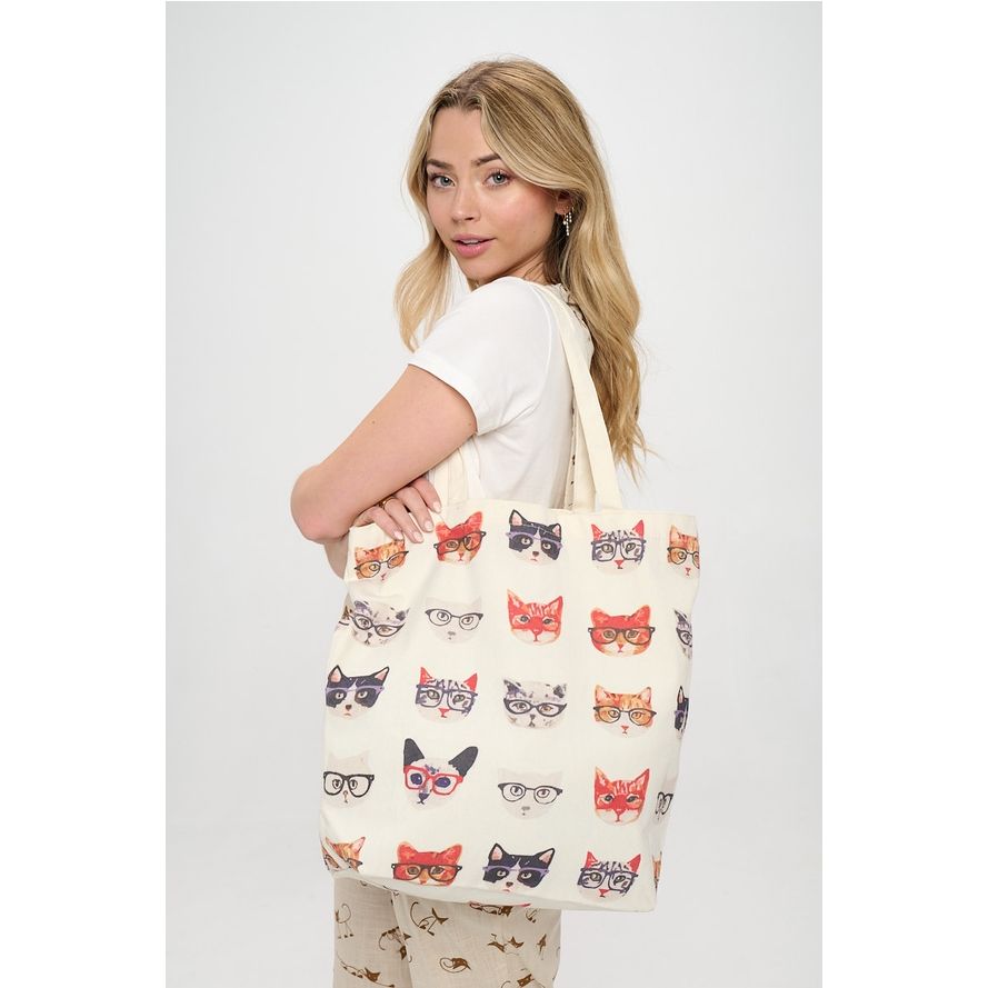 NERDY KITTIES TOTE BAG