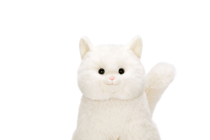 MCHUGS SOFT MILK WHITE CAT PLUSHIE