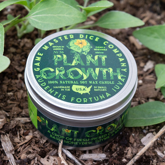 PLANT GROWTH 8oz GAMING CANDLE