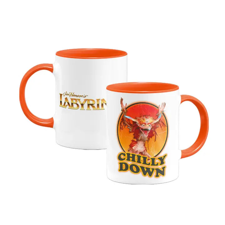CHILLY DOWN LABYRINTH COLORED MUG (ORANGE)