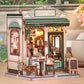 SUNNY CAFE MINIATURE BOOK NOOK KIT