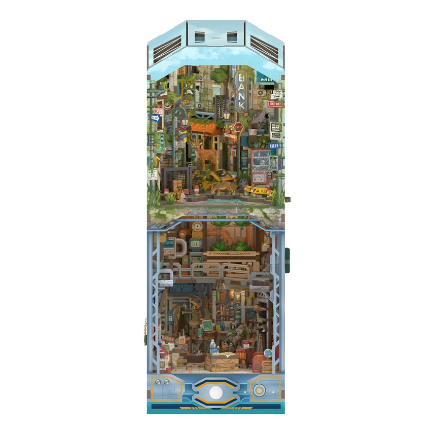 HAVEN ZERO 3-D WOODEN MINIATURE BOOK NOOK KIT