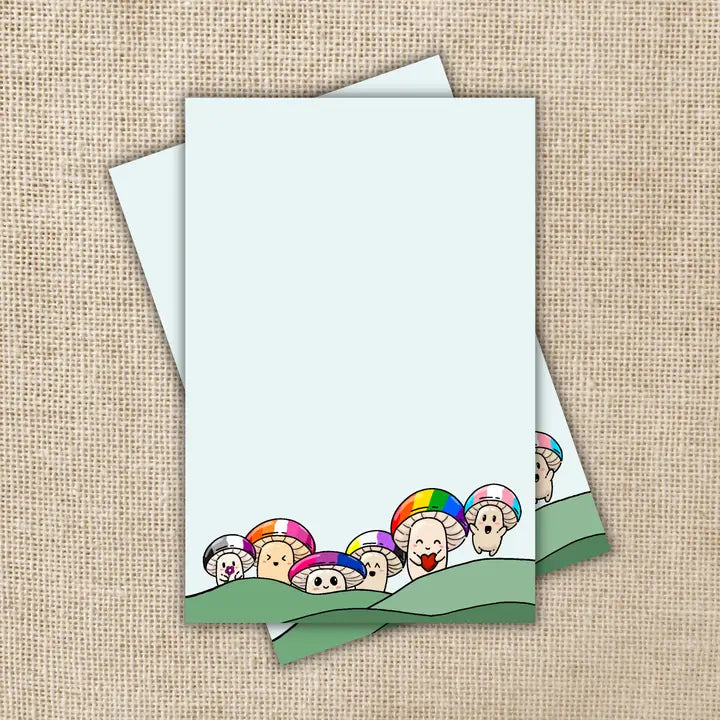 PRIDE MUSHROOM NOTEPAD