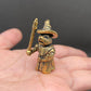MINATURE BRASS MOUSE WIZARD