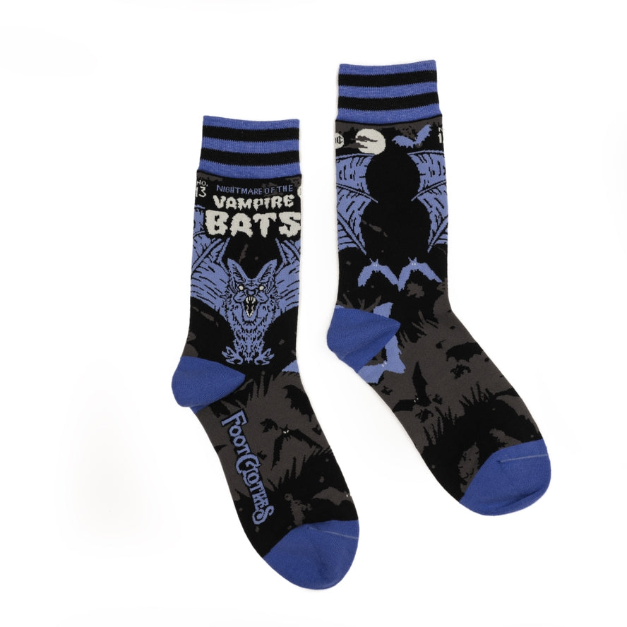 VAMPIRE BATS CREW SOCKS BY FOOTCLOTHES