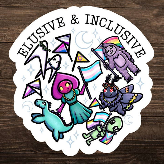 INCLUSIVE CRYPTID STICKER