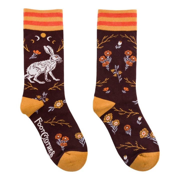 THE HARE CREW SOCKS BY FOOTCLOTHES