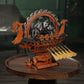MECHANICAL WOODEN VIKING DRAGON SHIP MODEL
