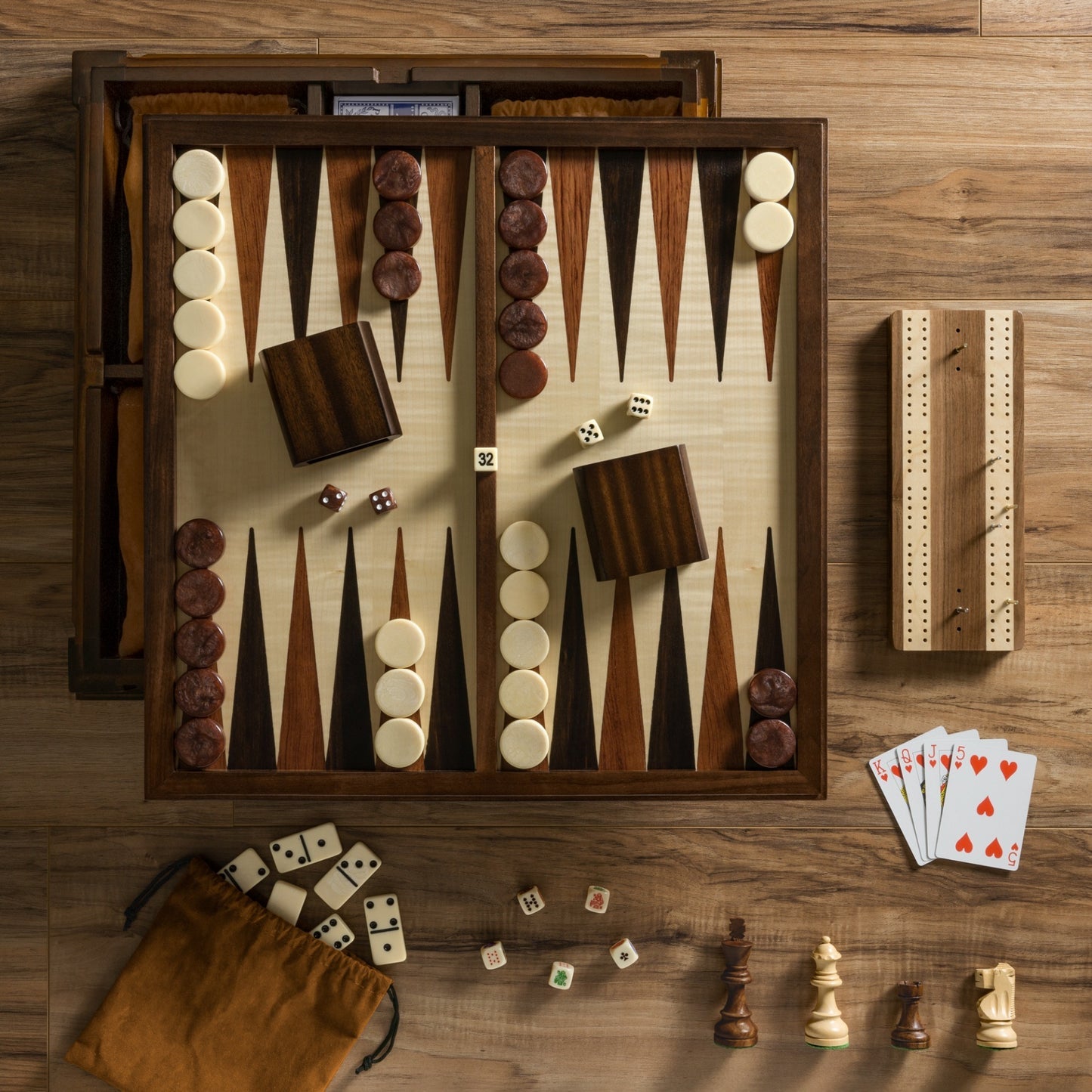 CHESS SEVEN IN ONE HEIRLOOM EDITION