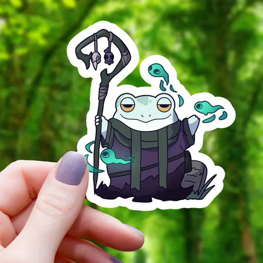 FROG NECROMANCER RPG STICKER