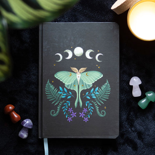 MYSTICAL LUNA MOTH BLANK JOURNAL