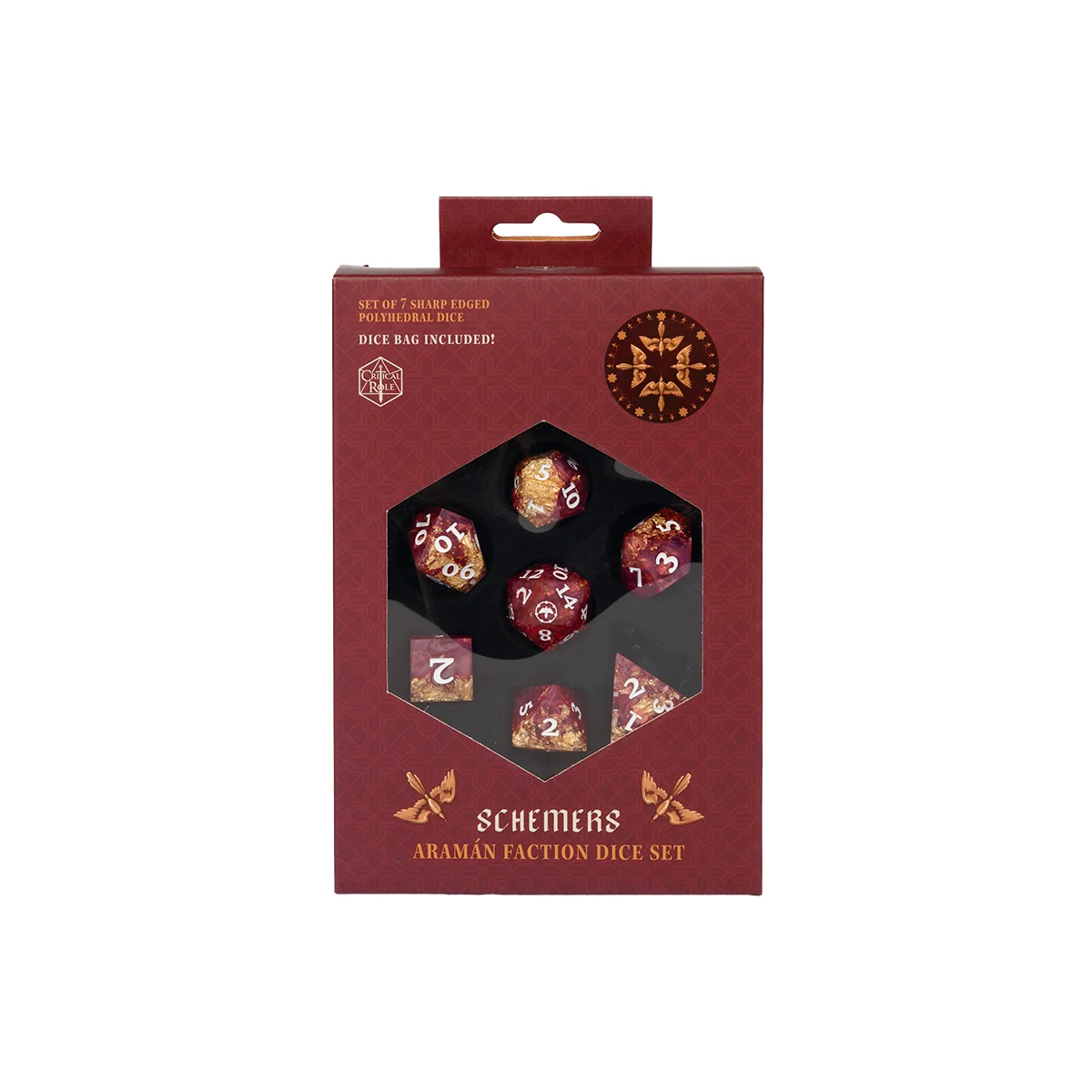 CRITICAL ROLE ARAMAN FACTION DICE SET: SCHEMERS