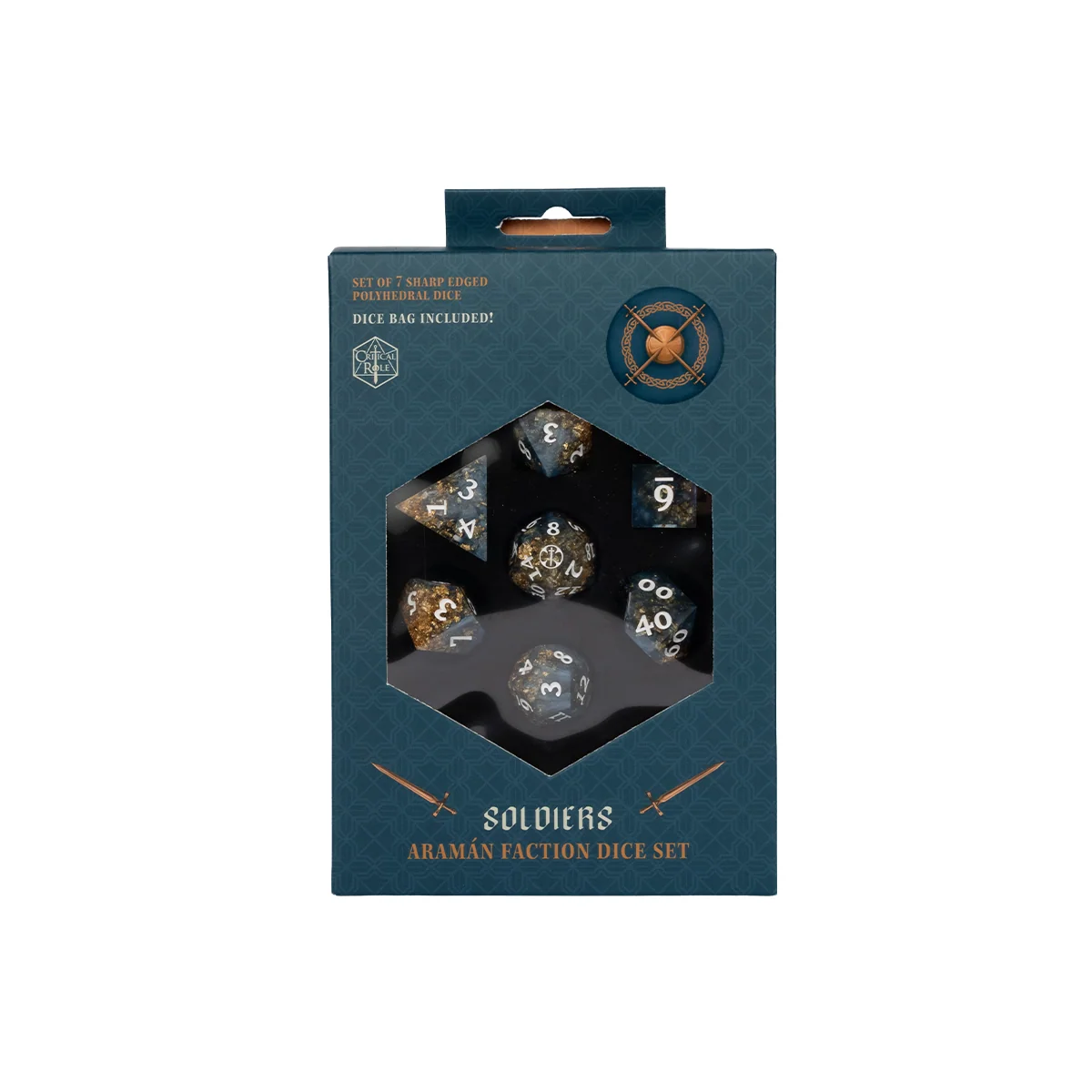 CRITICAL ROLE ARAMAN FACTION DICE SET: SOLDIERS