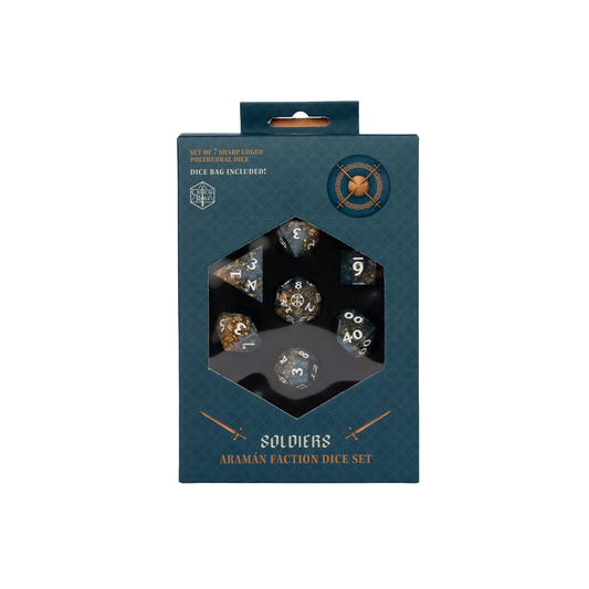 CRITICAL ROLE ARAMAN FACTION DICE SET: SOLDIERS