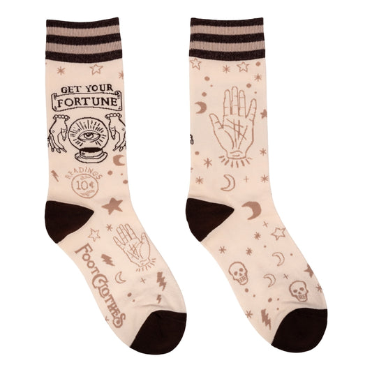 FORTUNE TELLER CREW SOCKS BY FOOTCLOTHES
