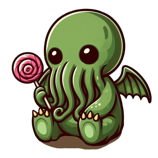 CTHULHU AND CANDY STICKER