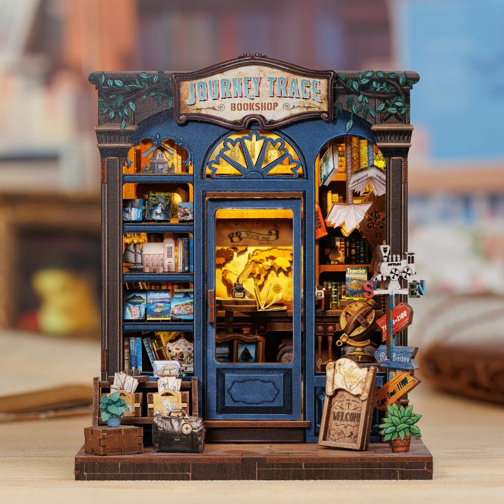 JOURNEY TRACE BOOKSHOP 3-D DIY BOOK NOOK KIT