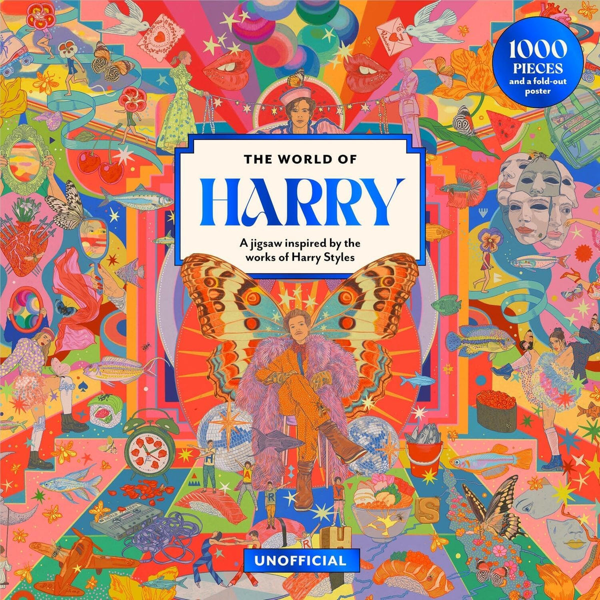 THE WORLD OF HARRY: AN UNOFFICIAL 1000-PIECE JIGSAW PUZZLE INSPIRED BY THE WORKS OF HARRY STYLES