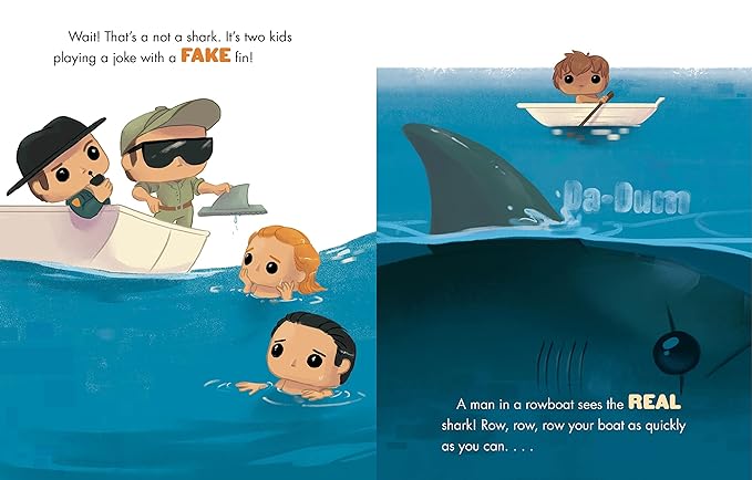 JAWS: BIG SHARK, LITTLE BOAT A BOOK OF OPPOSITES (A LITTLE GOLDEN BOOK)