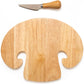 MUSHROOM CUTTING BOARD AND KNIFE SET