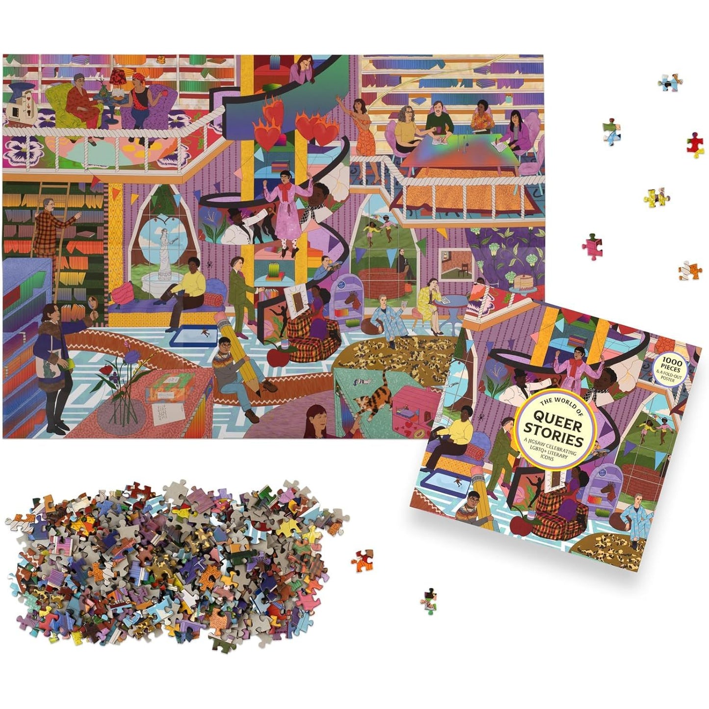 THE WORLD OF QUEER STORIES 1000PC PUZZLE