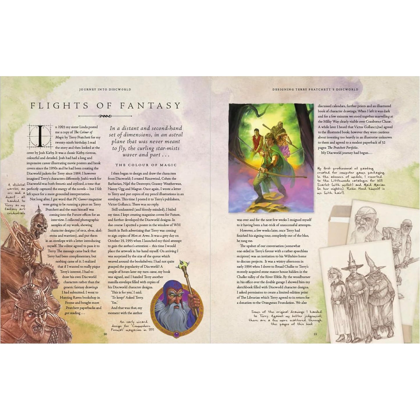 DESIGNING TERRY PRATCHETT'S DISCWORLD BY PAUL KIDBY