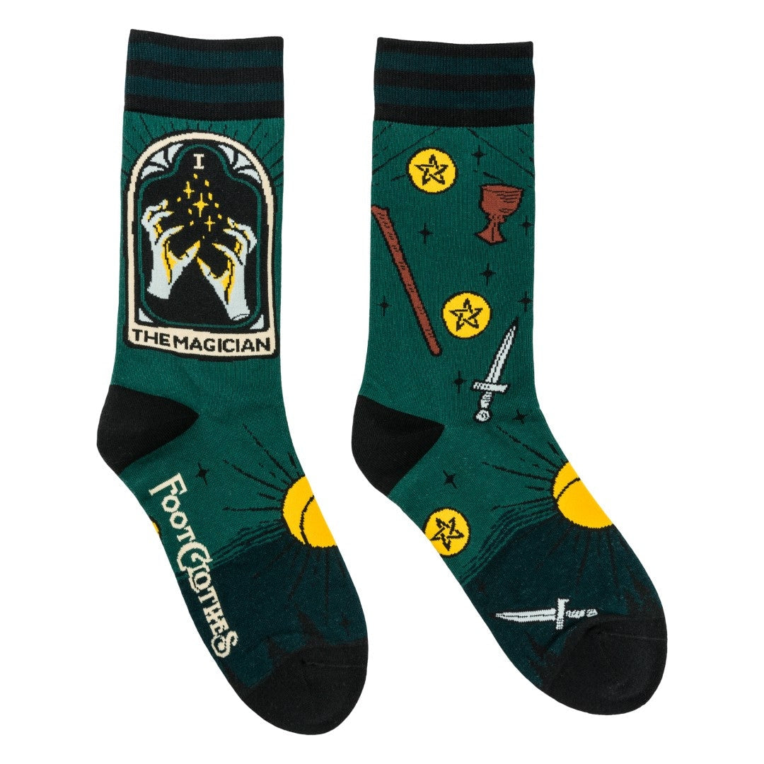 THE MAGICIAN TAROT CREW SOCKS BY FOOTCLOTHES