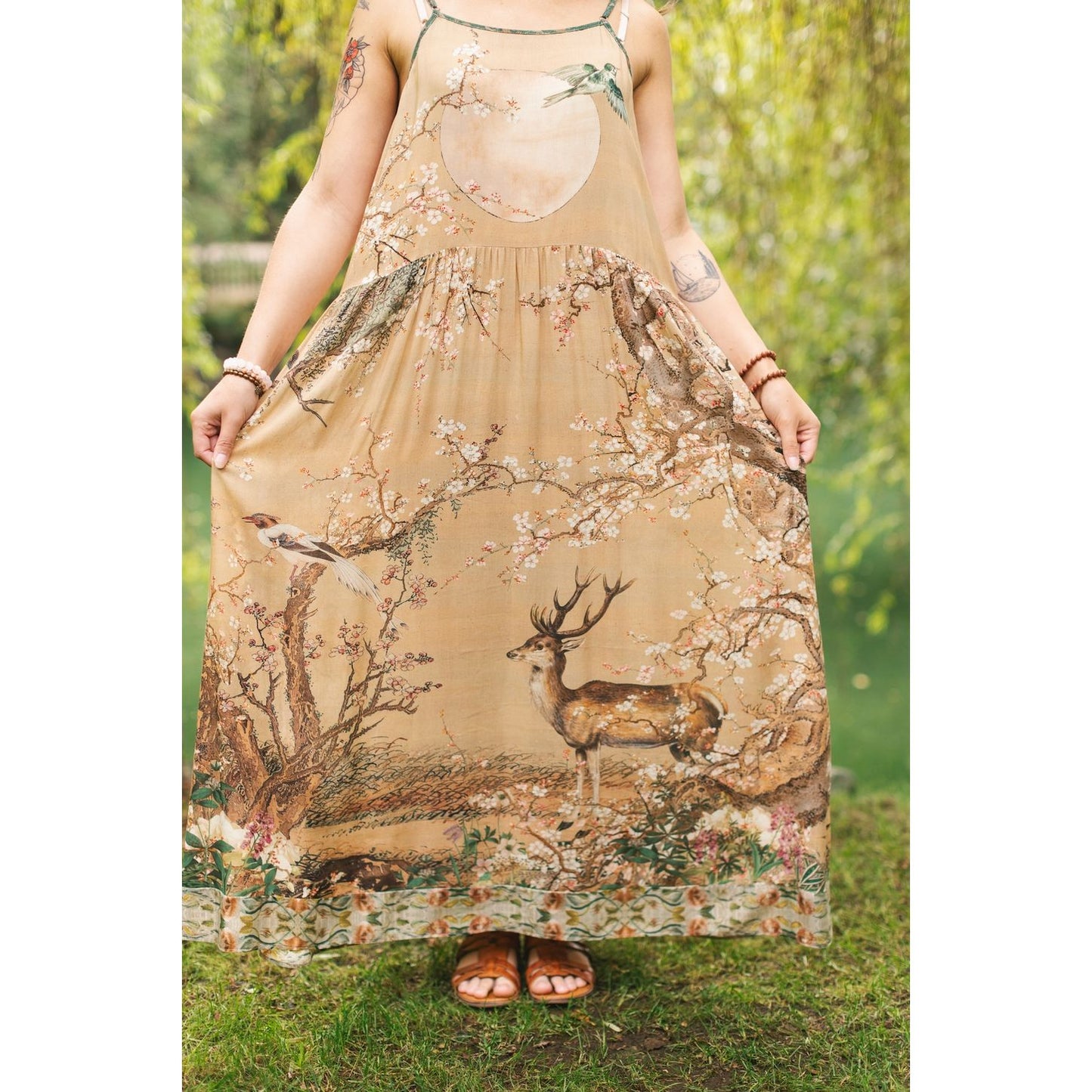 FABLE BOHEME MAXI SLIP DRESS BY MARKET OF STARS (SMALL/MEDIUM)