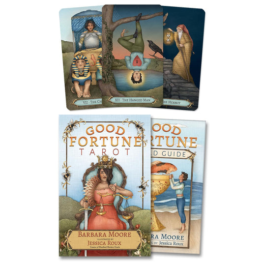 GOOD FORTUNE TAROT BY BARBARA MOORE & ILLUSTRATED BY JESSICA ROUX