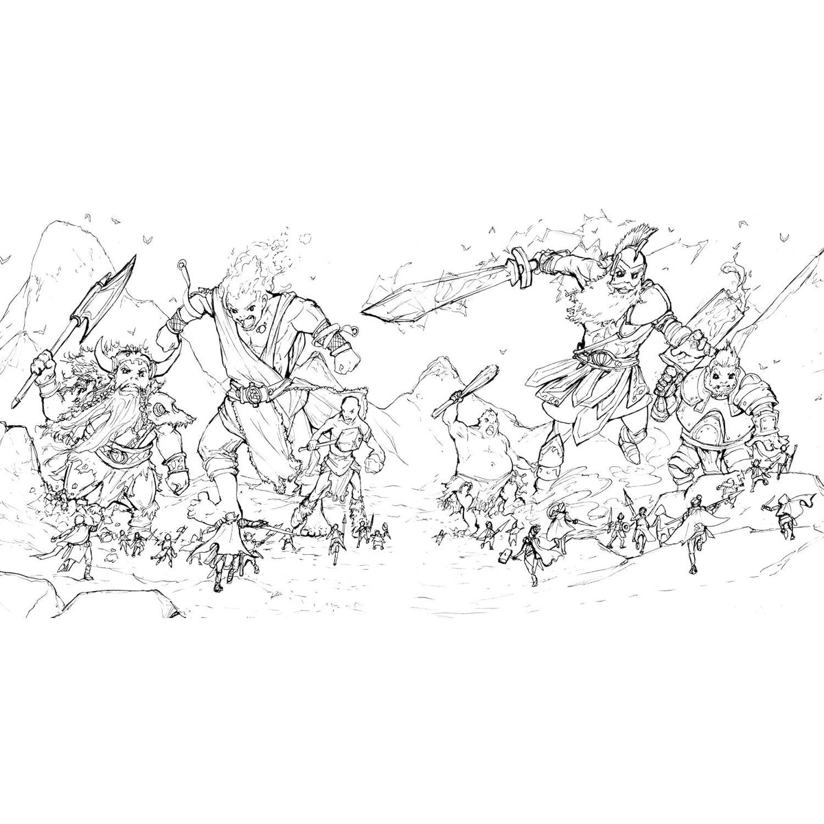 DUNGEONS & DRAGONS POP MANGA COLORING BOOK
