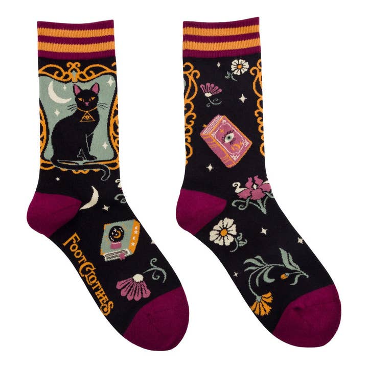 DUCHESS SHADOWFLOOF'S MEW WORLD ORDER CREW SOCKS BY FOOTCLOTHES