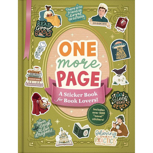ONE MORE PAGE: A STICKER BOOK FOR BOOK LOVERS