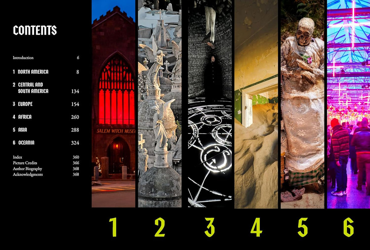 THE GOTH ATLAS: A GUIDE TO THE WORLD'S 500 MOST SPOOKY AND MACABRE PLACES BY MALORIE MACKEY