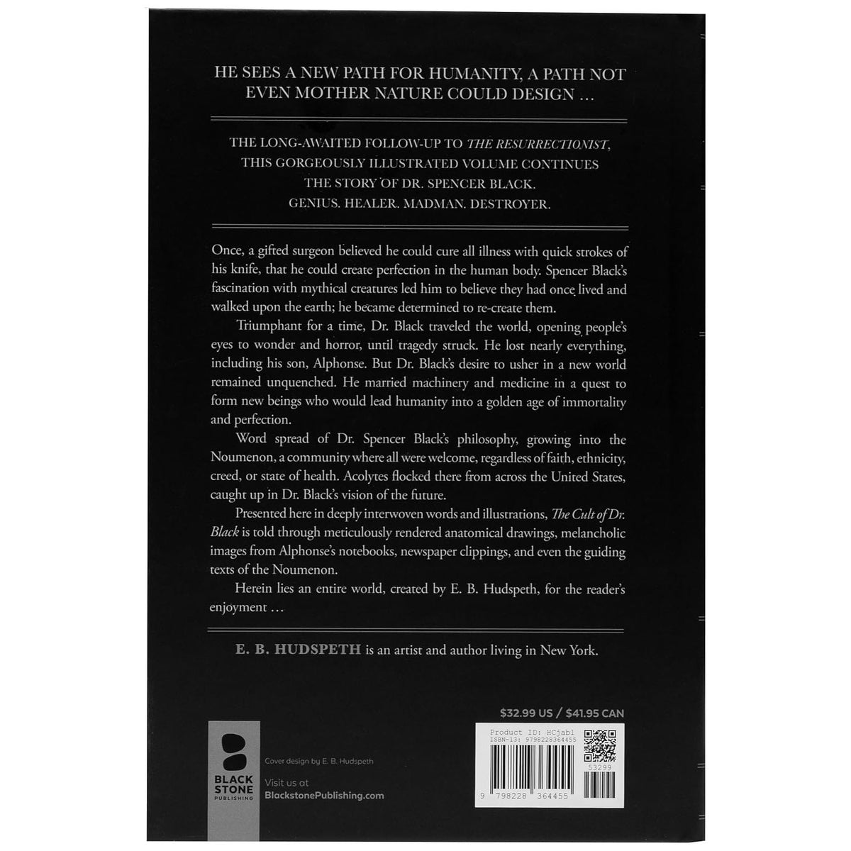 THE CULT OF DR. BLACK BY E.B HUDSPETH