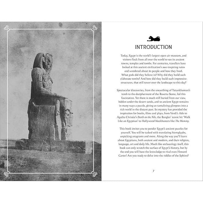 RIDDLE OF THE SPHINX: AN ANCIENT EGYPTIAN PUZZLE BOOK BY TREVOR NAYLOR