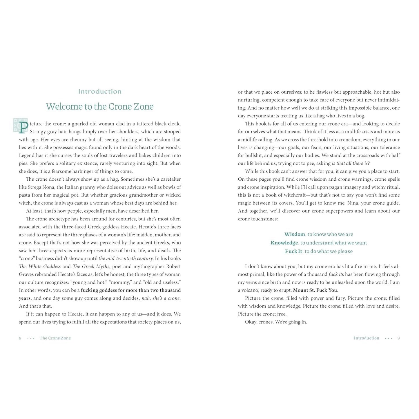 THE CRONE ZONE BY NINA BARGIEL