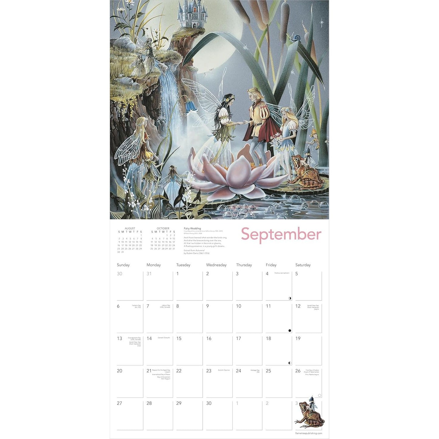 FAIRYLAND 2026 WALL CALENDAR