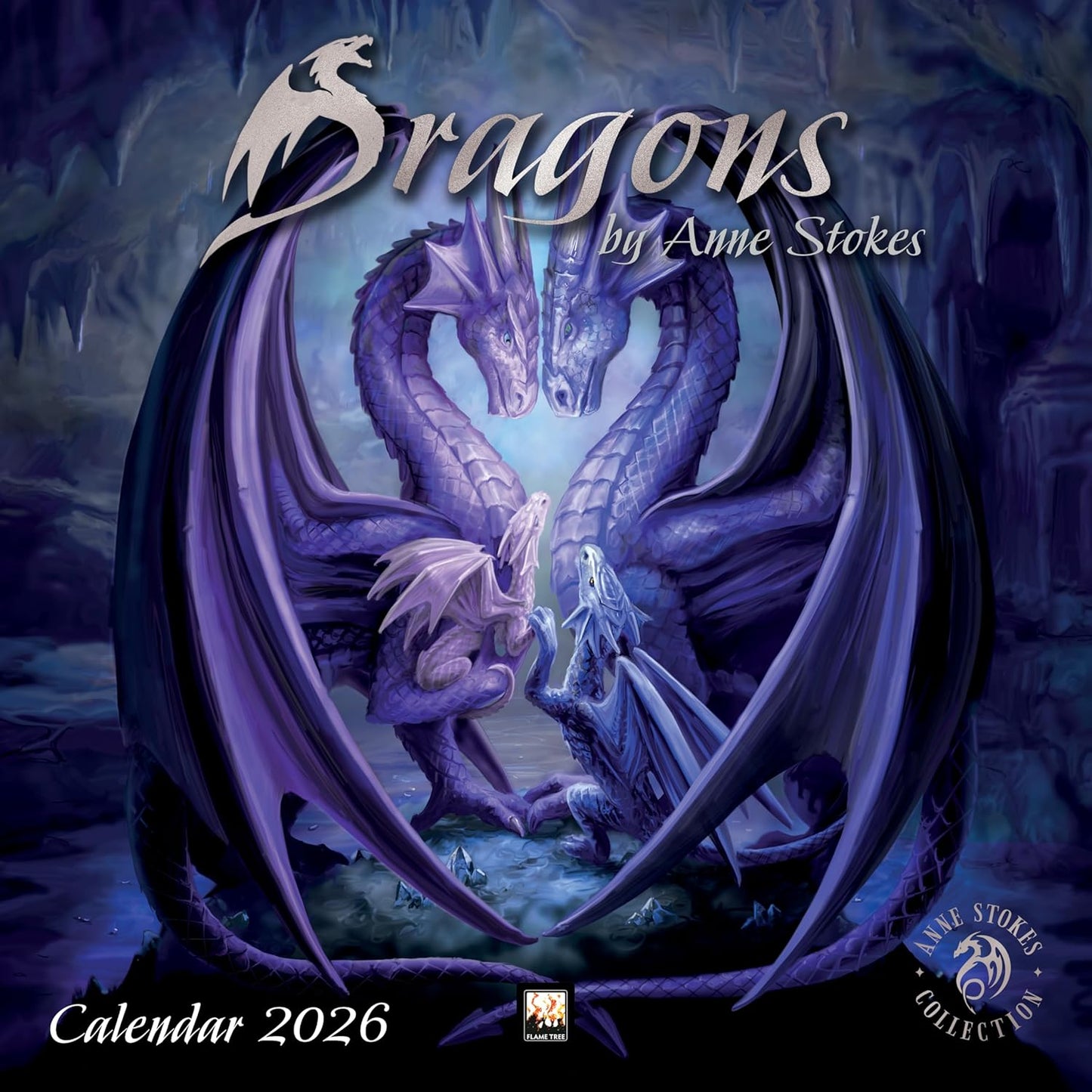 DRAGONS BY ANNE STOKES WALL CALENDAR 2026